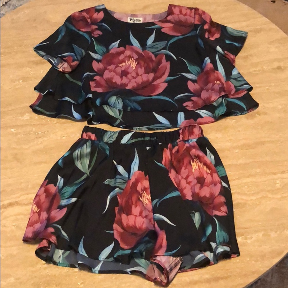 Matching Top and shorts set